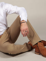 SLIM FIT CHINO TROUSERS – CLASSIC KHAKI