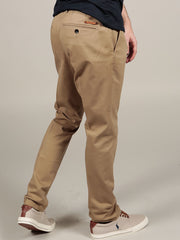 SLIM FIT CHINO TROUSERS – CLASSIC KHAKI