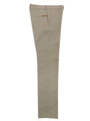 Side view of Italian Chino trouser - Light Grey