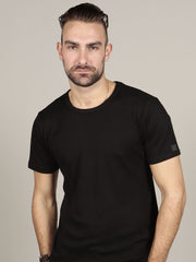 Short Sleeve Crew Neck - Black