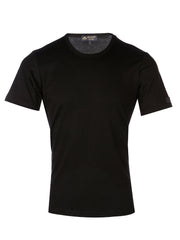 Supima Cotton Short Sleeve Crew Neck T-shirt - Black t-shirt