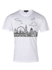 TCL Supima Cotton Graphic Slogan London Cityline T-shirt