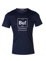 Supima Cotton Graphic 'Bu!' Slogan T-shirt