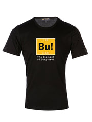 Supima Cotton Graphic Slogan 'Bu!' T-shirt
