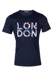 TCL London Camo Navy T-shirt