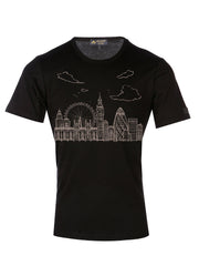 TCL London City Theme Black T-shirt