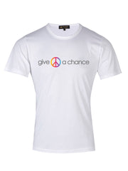 TCL Supima Cotton Graphic Slogan Peace T-shirt