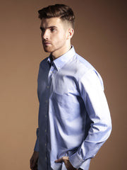 Thomas Mason Royal Oxford Light Blue Shirt