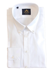 Thomas Mason Cambridge White Shirt