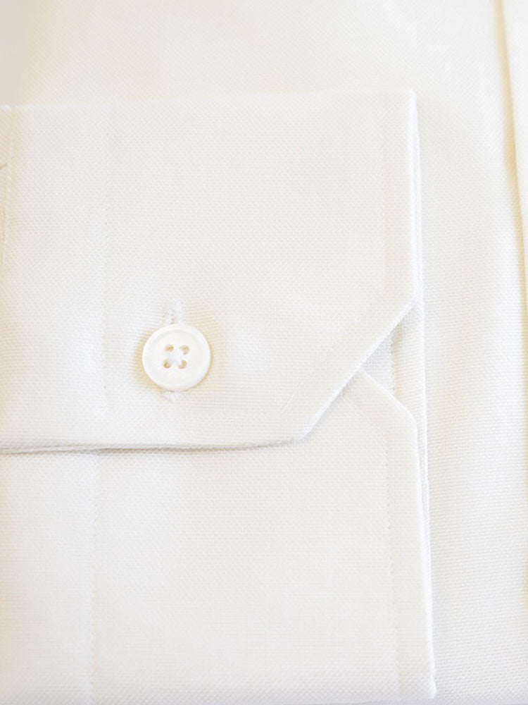 Full sleeves with one button mitered cuffs