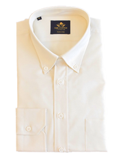 Thomas Mason Oxford Light Yellow Shirt