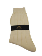 Luxurious Sea Island Cotton socks - Cream
