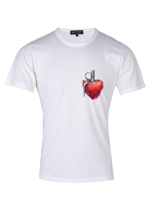 Supima Cotton Grafitti Heart T-shirt