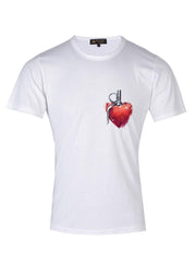 Supima Cotton Grafitti Heart T-shirt