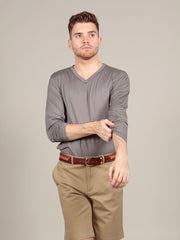 Male model wearing Supima Cotton t-shirt