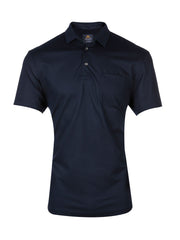 CLASSIC FIT KNITTED PIQUE POLO – NAVY