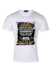 Retro Car Quote poster White T-Shirt
