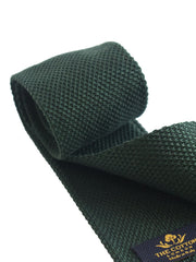 Plain knitted cotton tie